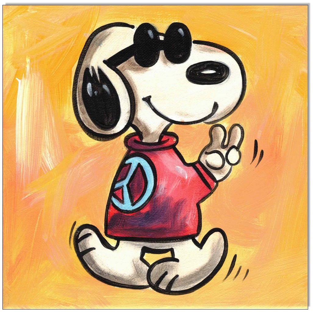 PEANUTS Snoopy PEACE II - 20 x 20 cm