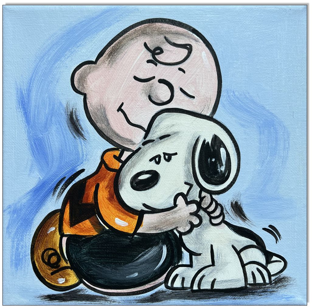 PEANUTS Charlie &amp; Snoopy III - 20 x 20 cm