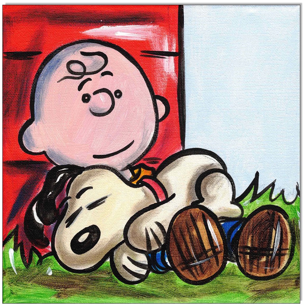 PEANUTS Charlie &amp; Snoopy IV - 20 x 20 cm