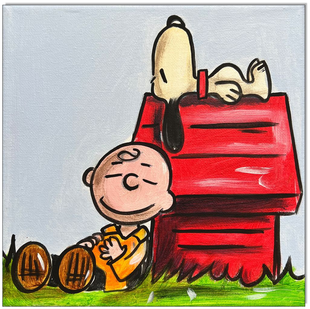 PEANUTS Charlie &amp; Snoopy V - 20 x 20 cm