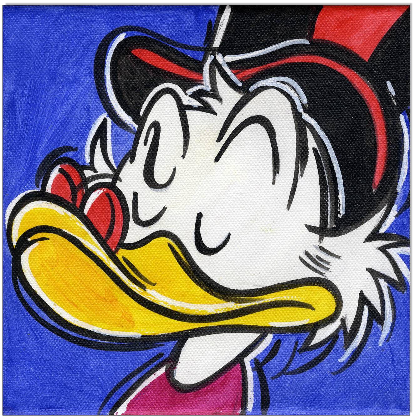 Dagobert Duck POP FACES - 4 Bilder 30 x 30 cm 5