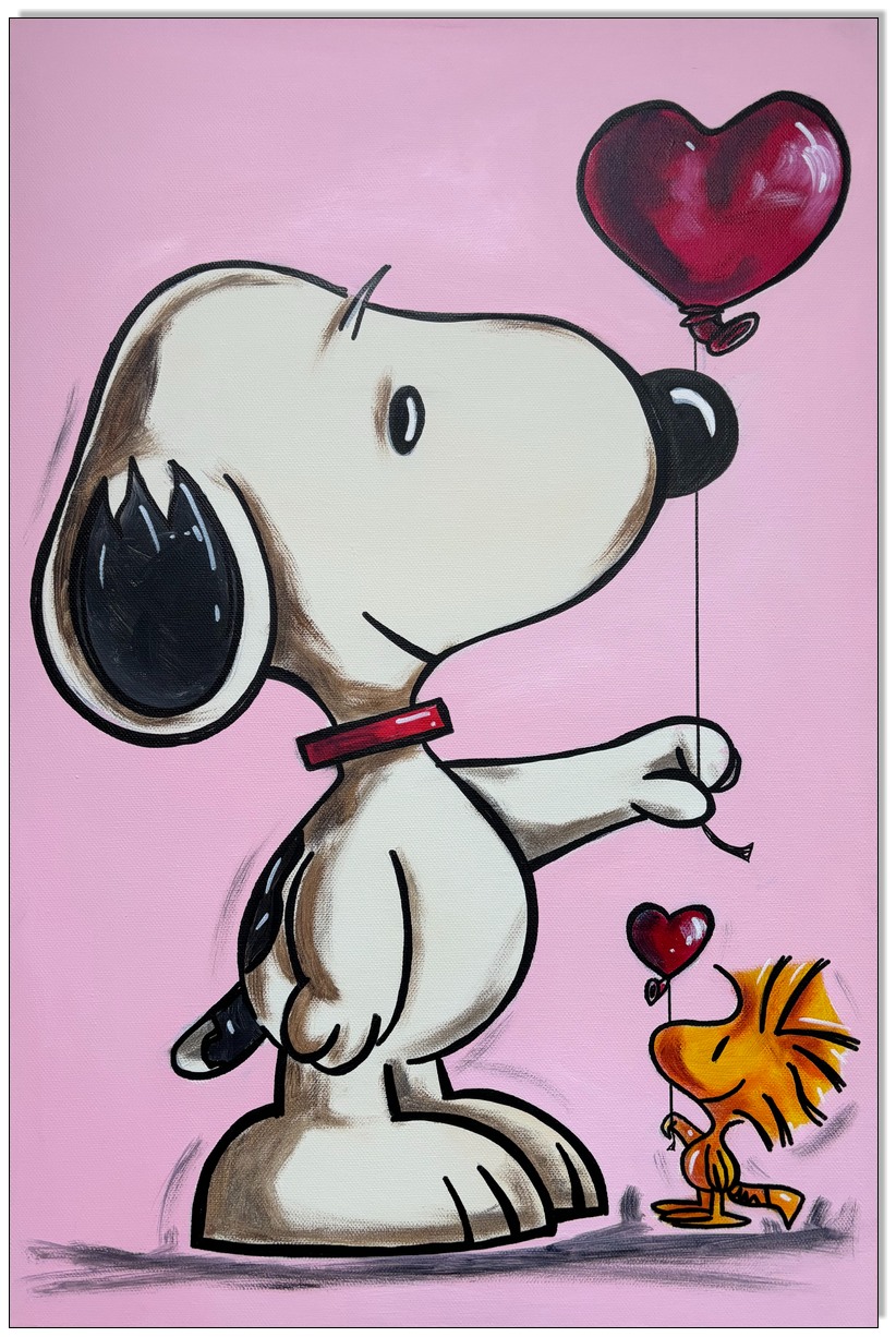 PEANUTS Snoopy Love V - 40 x 60 cm