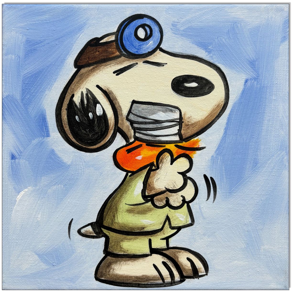 PEANUTS Doc Beagle III: Snoopy &amp; Woodstock - 20 x 20 cm