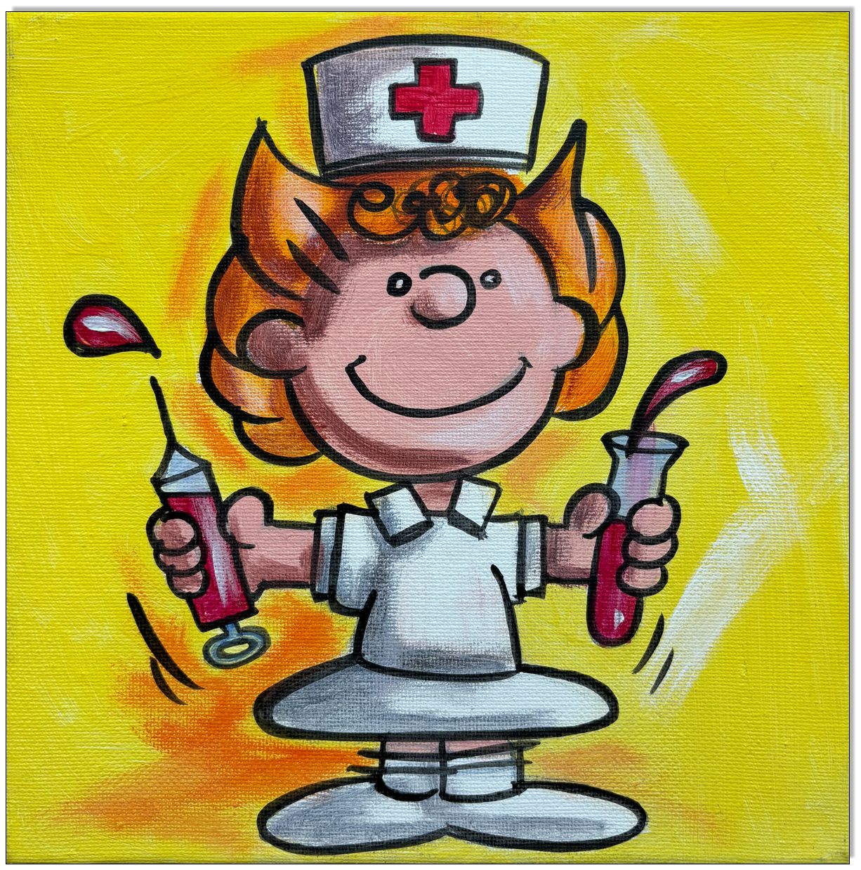 PEANUTS Nurse Sally - 20 x 20 cm