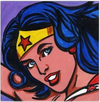 Wonder Woman - 4 Bilder á 30 x 30 cm 2