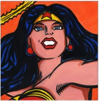Wonder Woman - 4 Bilder á 30 x 30 cm 3