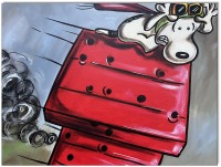 PEANUTS Snoopy vs. Red Baron - 40 x 50 cm 2