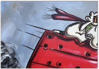 PEANUTS Snoopy vs. Red Baron - 40 x 50 cm 3
