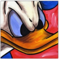Donald Duck FACES I - 4 Bilder á 30 x 30 cm 4