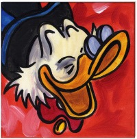 Dagobert Duck FACES II - 4 Bilder á 20 x 20 cm 4