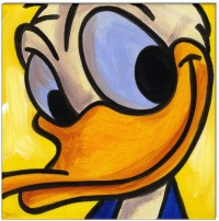 Donald Duck III - 4 Bilder á 20 x 20 cm 4