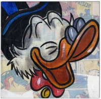 Comic Faces II: Dagobert Duck - 4 Bilder à 15 x 15 cm 2