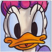 Daisy Duck FACES I - 4 Bilder á 20 x 20 cm 2