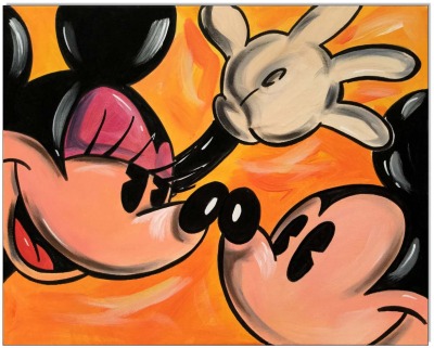 Mickey & Minnie - 40 x 50 cm