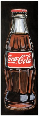 Coca Cola Art I - 20 x 60 cm - Original Acrylgemälde auf Leinwand/ Keilrahmen - Artikelnummer 00401