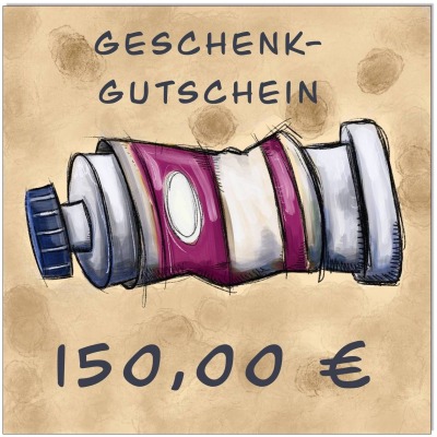 Geschenkgutschein Berliner Bildermann über 150 EUR - Artikelnummer G-0005