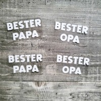 Socken oder Bügelbild Bester Opa/ Bester Papa