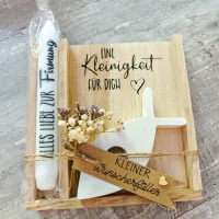 Wunscherfüller Geschenk Set für Gutschein Kommunion, Konfirmation, Firmung, Taufe 12