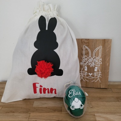 Osterbeutel/ Ostersack/ Geschenkverpackung / Geschenktasche Flasche / Mitbringsel - Geschenkidee