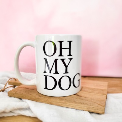 Tasse mit Spruch, Tasse Kaffee/Tee - Kaffeetasse für Hundeliebhaber, Bürotasse