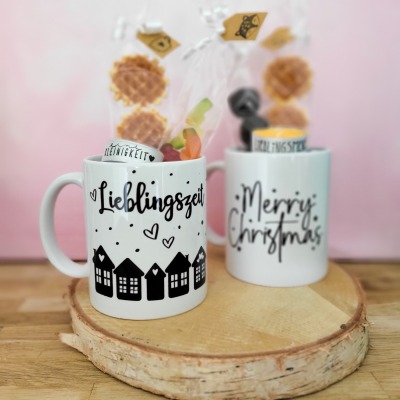 Tasse mit Spruch, Tasse Kaffee/Tee, Weihnachtstasse - Kaffeetasse ,Bürotasse