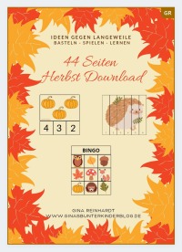 PDF: 44 Seiten Bastel- Spiel- Lernseiten Herbst