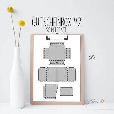 Gutscheinbox 2 - Plotterdatei SVG