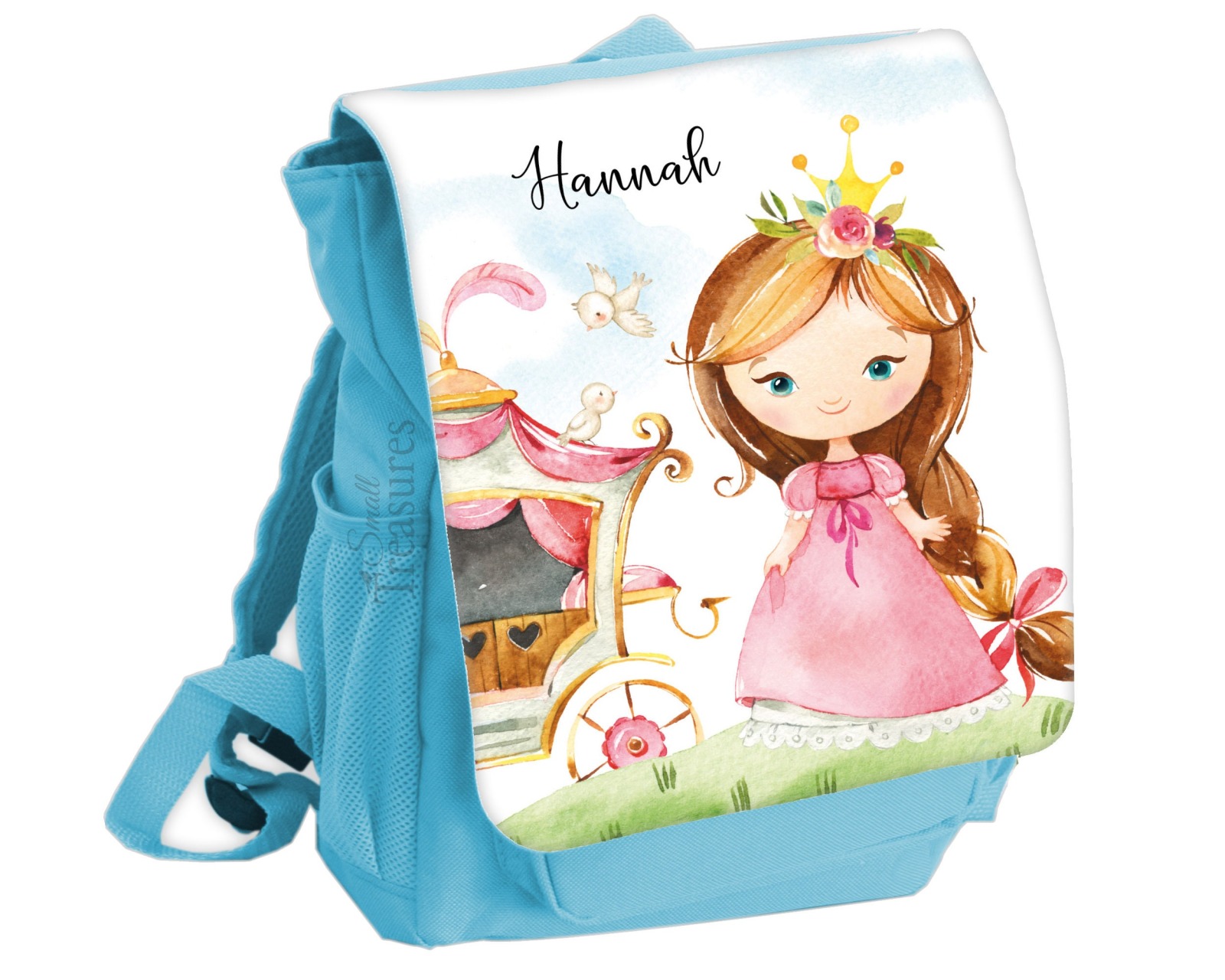 Kindergartentasche Kindergartenrucksack Farbwahl personalisiert Prinzessin 4