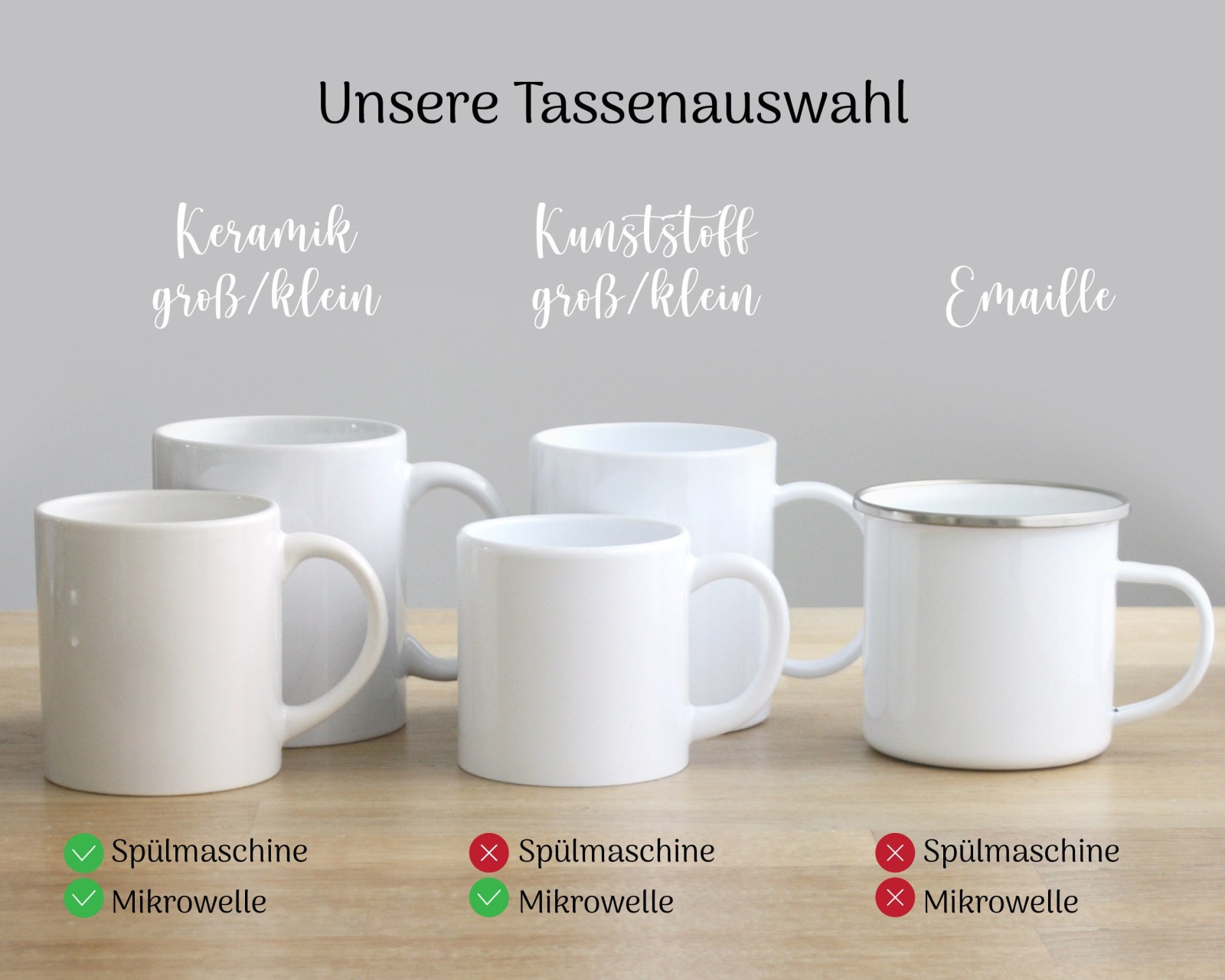 Tasse Kindertasse Emaille Kunststoff Keramik Becher personalisiert Waldtiere Fuchs Hase Waschbär 3