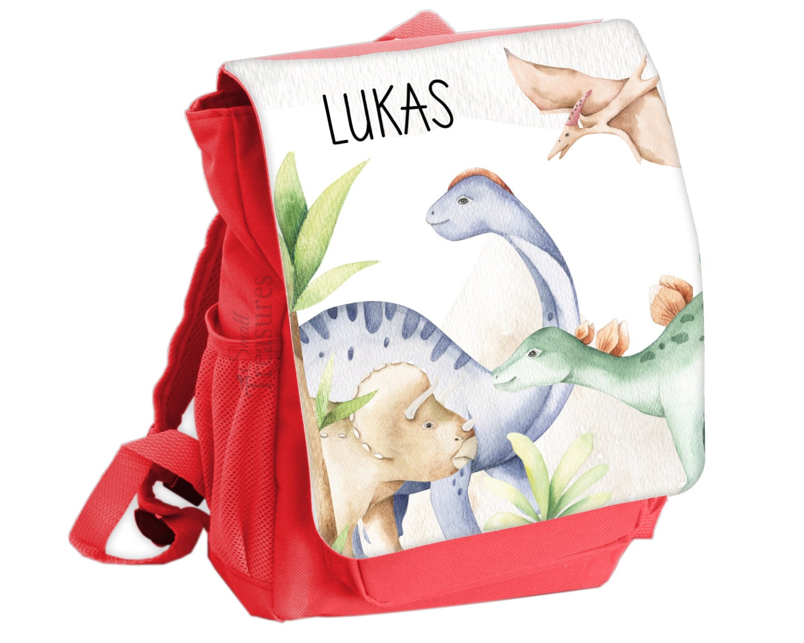 Kindergartentasche Kindergartenrucksack Farbwahl personalisiert Dinosaurier Dinos 6