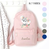 Kindergartenrucksack Koala, Kindergartentasche personalisiert, Farbauswahl, Geschenkidee für