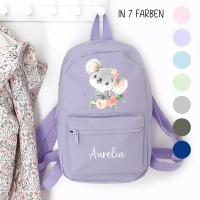 Kindergartenrucksack Koala, Kindergartentasche personalisiert, Farbauswahl, Geschenkidee für