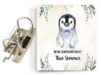 Ordner personalisiert Kindergartenordner Pinguin Jungs 2