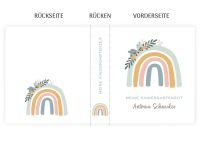 Ordner personalisiert Kindergartenordner Regenbogen bunt 2