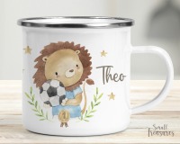Kindertasse Fußball mit Name personalisiert