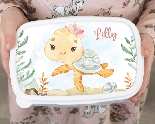 Brotdose Brotbox Lunchbox personalisiert Schildkröte