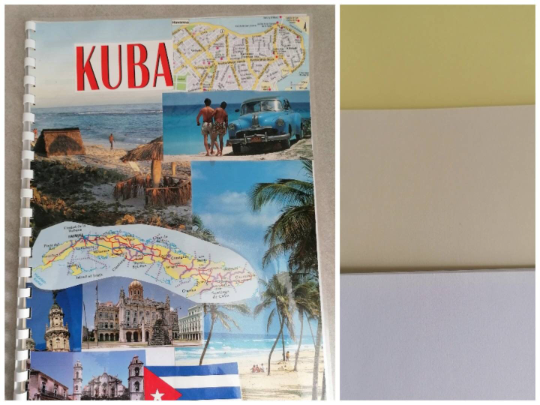 Fotobuch Skizzenheft Südamerika Kuba A4 upcycling