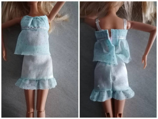 Barbie Kleid hellblau