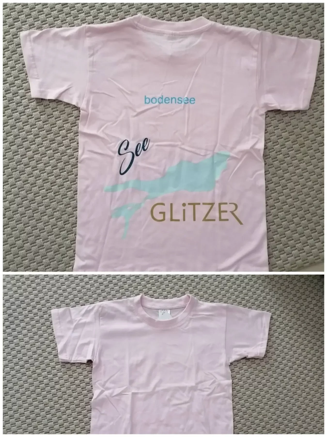 T-Shirt Mädchen Bodensee-Aufdruck Gr 116
