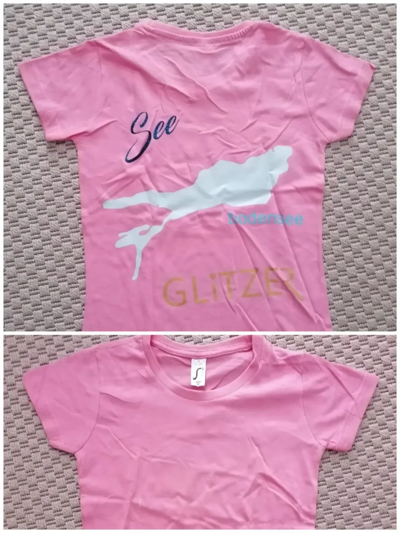 T-Shirt Mädchen Bodensee-Aufdruck Gr 122