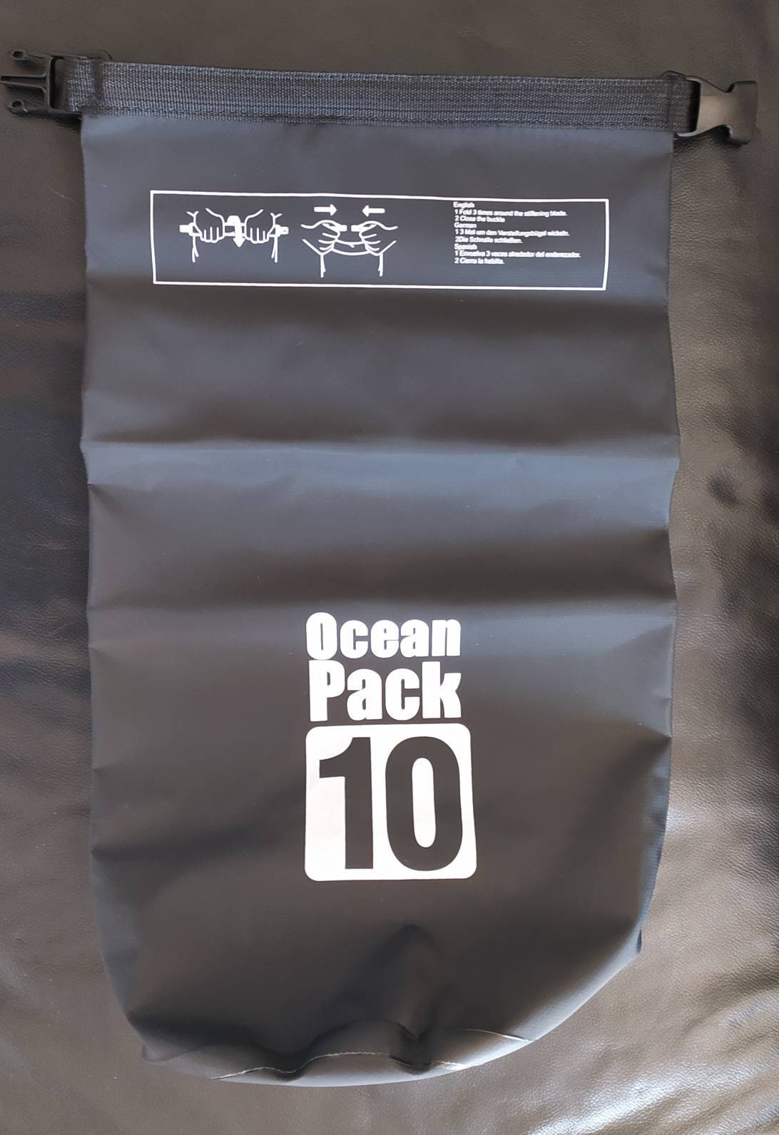 Dry Bag Schwimmtasche 10l schwarz 4
