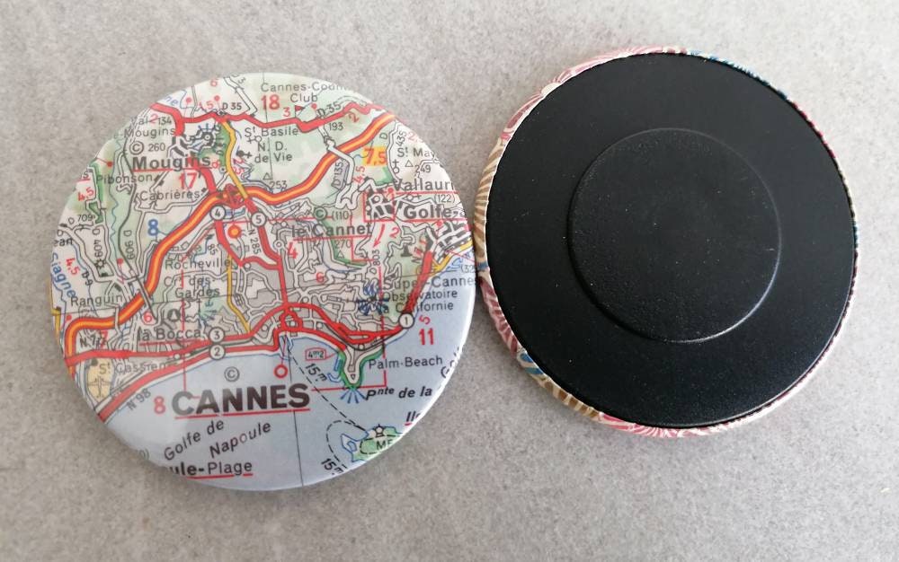 Magnet Landkarte Button Frankreich 3