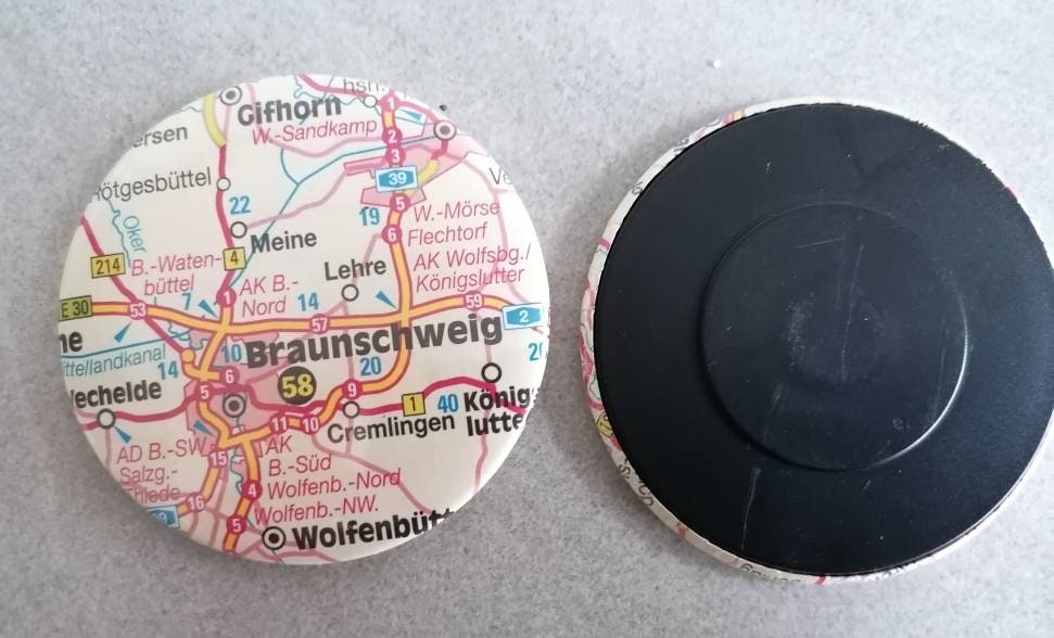 Magnet, Landkarte, Braunschweig