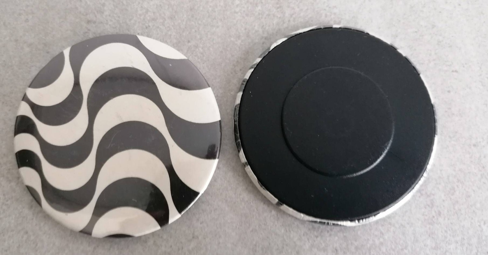 Magnet Muster Motiv schwarz weiß