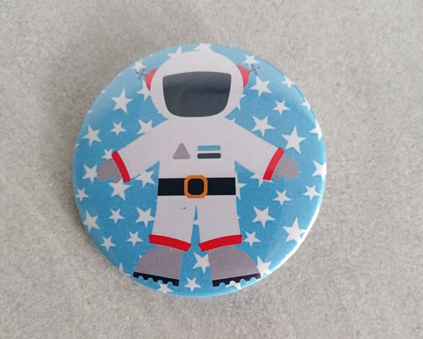 5er Set Orden Ansteck-Pin für Kindergeburtstag Astronaut Weltall 2