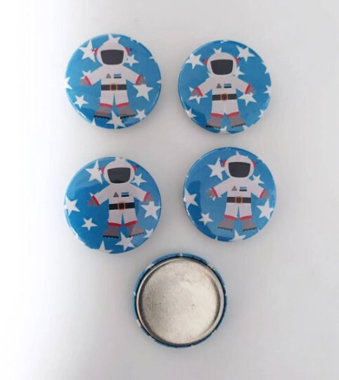 Button Astronaut Pferde 7