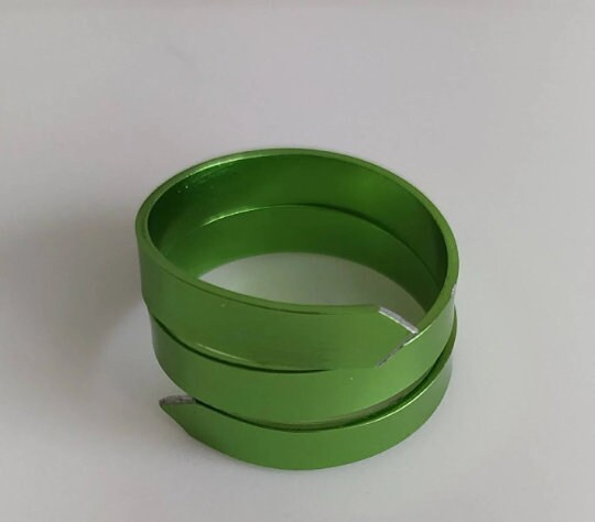 Fingerring Ringgröße 21, grün