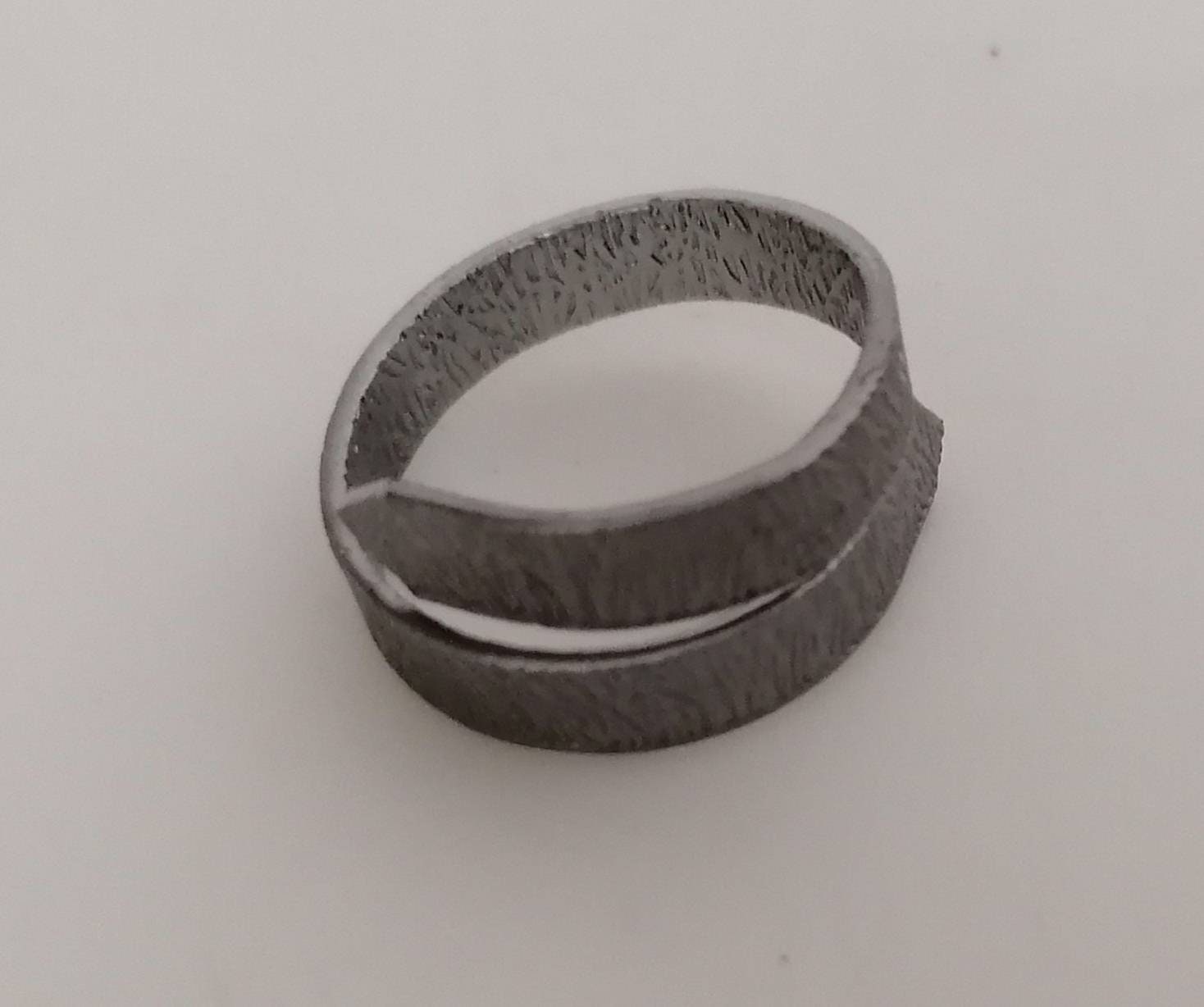 Fingerring Ringgröße 18,5, Schmuckdraht