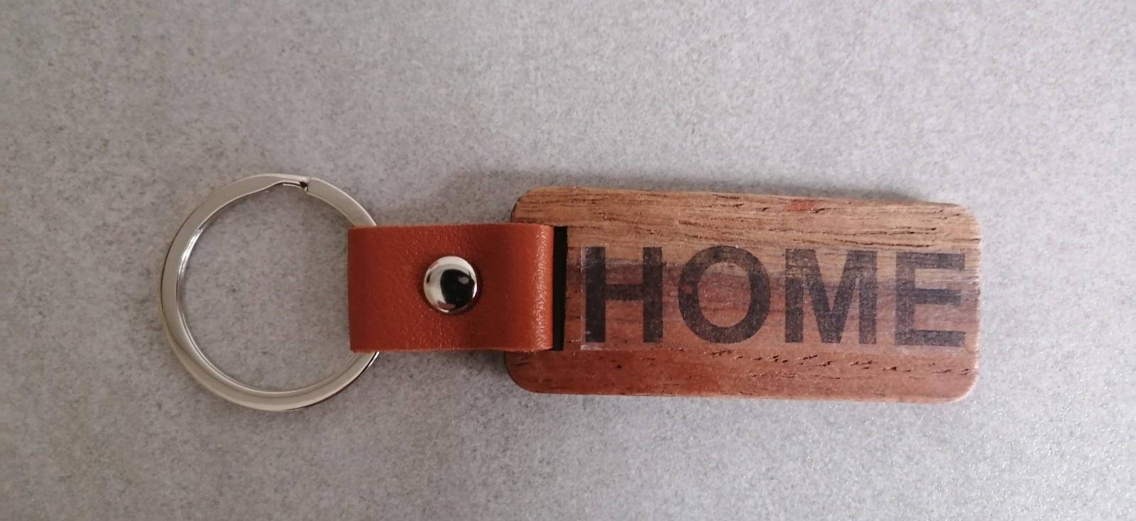 Schlüsselanhänger aus Holz HOME