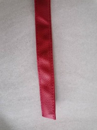 Lederriemen in rot oder schwarz, Breite 3 cm 3
